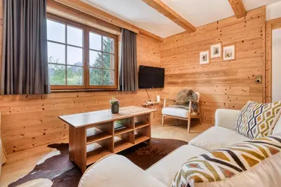 TV/Unterhaltungsangebot in der Unterkunft Chalet Tschengla
