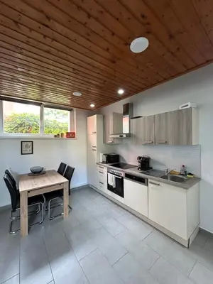 Küche/Küchenzeile in der Unterkunft Ferienwohnung in Lochau