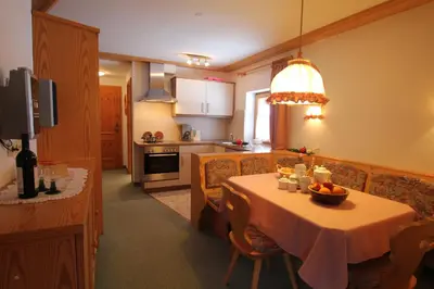 Küche/Küchenzeile in der Unterkunft Landhaus Conny