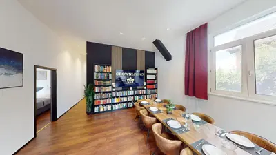Die Bibliothek in der Ferienwohnung