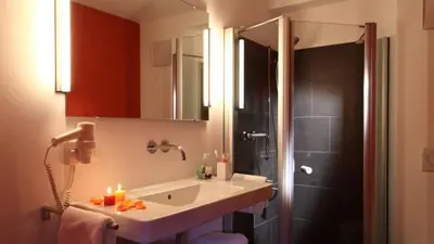 Ein Badezimmer in der Unterkunft Adventure Panorama Hochalp Top 7
