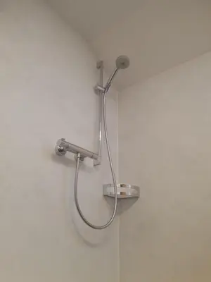 Ein Badezimmer in der Unterkunft Ferienwohnung Peter
