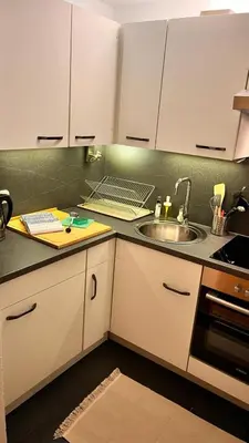 Küche/Küchenzeile in der Unterkunft Appartement Sonnherzl