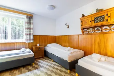 Ein Bett oder Betten in einem Zimmer der Unterkunft homy MontaVista - 300m zur Golmerbahn