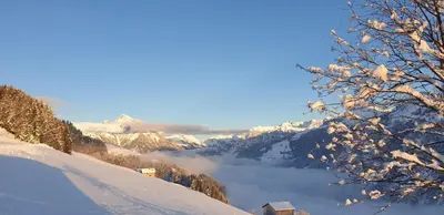 Haus Mura im Winter