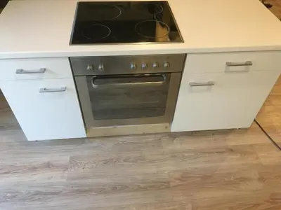 Küche/Küchenzeile in der Unterkunft Ferienwohnung Kreuzstube