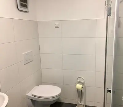 Ein Badezimmer in der Unterkunft Ferienwohnung Kreuzstube