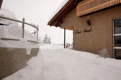 Zum Hirsch im Winter