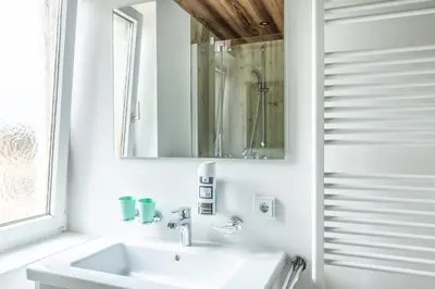 Ein Badezimmer in der Unterkunft Gasthaus Ursprung