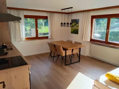 Grundriss der Unterkunft am Fluhbach