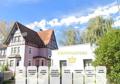 Das Gebäude in dem sich die Ferienwohnung befindet