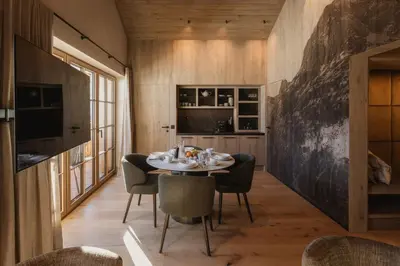 TV/Unterhaltungsangebot in der Unterkunft Bergmähder - Alpine Residence