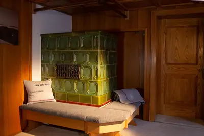 Ein Bett oder Betten in einem Zimmer der Unterkunft Alps Hoamat Ferienchalet