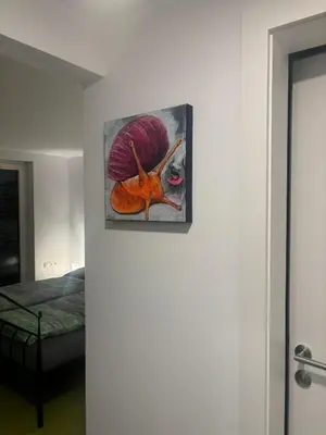 Ein Bett oder Betten in einem Zimmer der Unterkunft Charmante Ferienwohnung in bester Lage