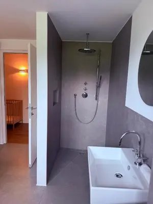 Ein Badezimmer in der Unterkunft Blaue Lagune-Ferien mit Stil