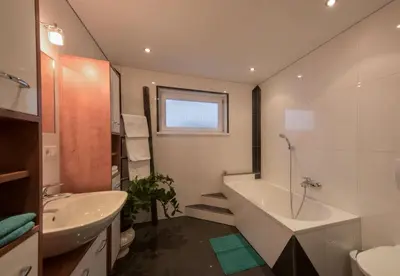 Ein Badezimmer in der Unterkunft Ferienwohnung Julia