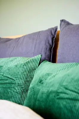 Ein Bett oder Betten in einem Zimmer der Unterkunft Hus154 Ferienhaus im Brandnertal