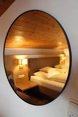 Ein Bett oder Betten in einem Zimmer der Unterkunft Haus Biberkopf