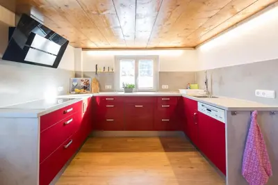 Küche/Küchenzeile in der Unterkunft Haus No 60 Kleinwalsertal