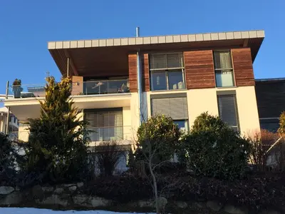 Das Gebäude in dem sich die Ferienwohnung befindet