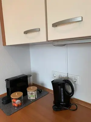 Kaffee-/Teezubehör in der Unterkunft Ferienwohnung Alpenglück