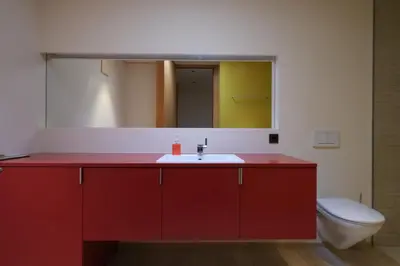 Ein Badezimmer in der Unterkunft Ferienhaus S11 Lustenau