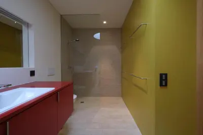 Ein Badezimmer in der Unterkunft Ferienhaus S11 Lustenau