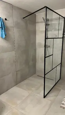 Ein Badezimmer in der Unterkunft Loftwohnung mit Garten