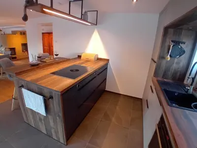 Küche/Küchenzeile in der Unterkunft 12er Residence