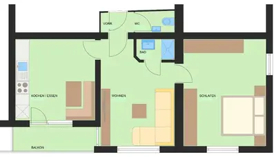 Grundriss der Unterkunft Saroja Plus