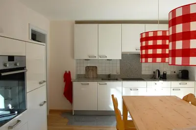 Küche/Küchenzeile in der Unterkunft Haus Breeburg