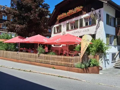 Das Gebäude in dem sich die Ferienwohnung befindet