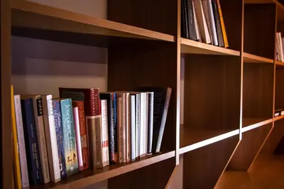 Die Bibliothek im Ferienhaus