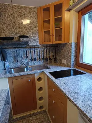 Küche/Küchenzeile in der Unterkunft Ferienwohnung Hohenweiler