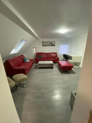 Ein Sitzbereich in der Unterkunft Kovacevic Rooms