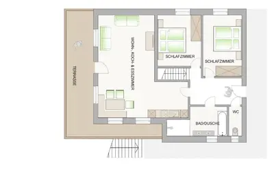 Grundriss der Unterkunft sDahoam Luxury Chalet