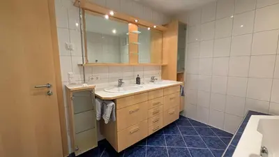 Ein Badezimmer in der Unterkunft Ferienwohnung Nardin