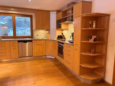 Küche/Küchenzeile in der Unterkunft Ferienwohnung Nardin