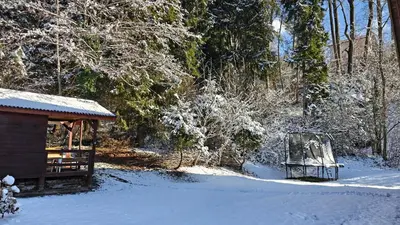 Ferienhaus Aida im Winter