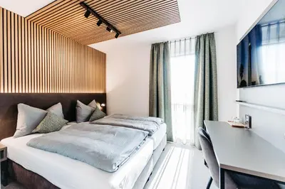 Ein Bett oder Betten in einem Zimmer der Unterkunft Easy Room - Self Check In - Out