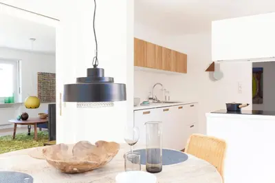 Küche/Küchenzeile in der Unterkunft 4Stubenhaus