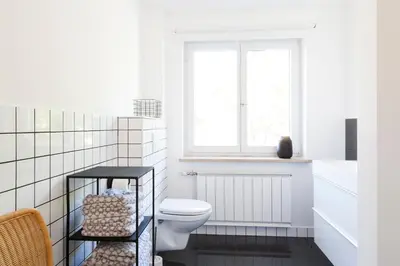 Ein Badezimmer in der Unterkunft 4Stubenhaus