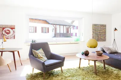 Ein Sitzbereich in der Unterkunft 4Stubenhaus