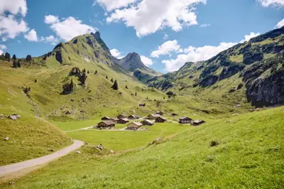 Naturlandschaft in der Nähe des Ferienhauses