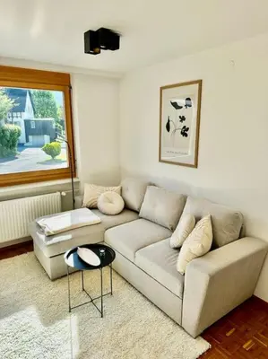 Ein Sitzbereich in der Unterkunft Schickes Wohnen in top Lage