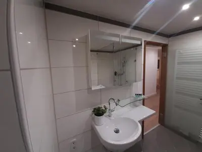 Ein Badezimmer in der Unterkunft Center Apartments Bludenz