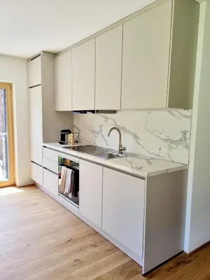 Küche/Küchenzeile in der Unterkunft Gretina Appartements