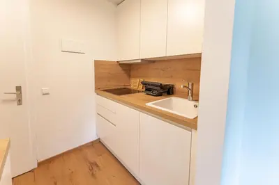 Küche/Küchenzeile in der Unterkunft Ferienwohnung Talblick