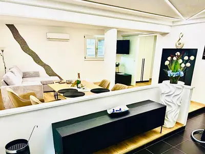 TV/Unterhaltungsangebot in der Unterkunft Ferienwohnung Wanderlust