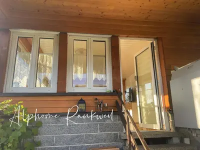Eine Fassade oder ein Eingang zu Ferienwohnung Alphome Rankweil